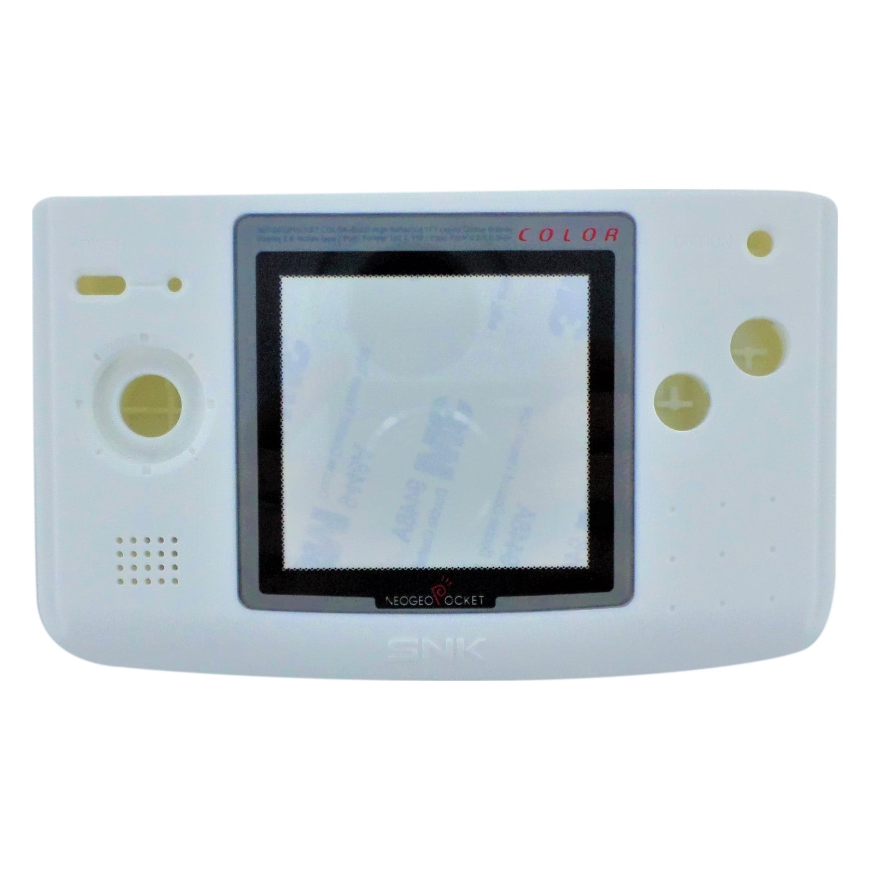Housing shell for Neo Geo Pocket Color console repair kit replacement - White | ZedLabz - 2