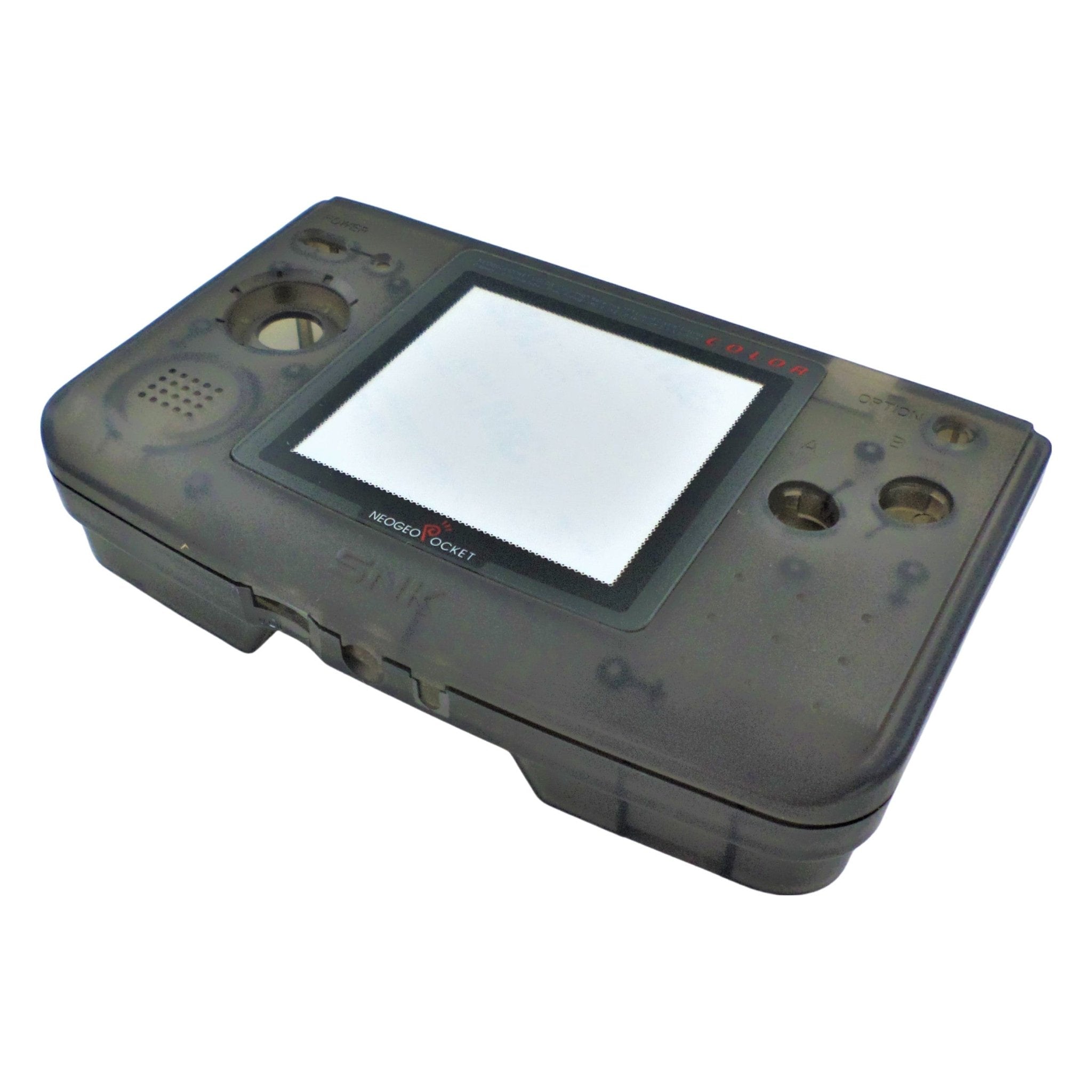 Housing shell for Neo Geo Pocket Color console repairs kit replacement - Clear Black | ZedLabz - 4