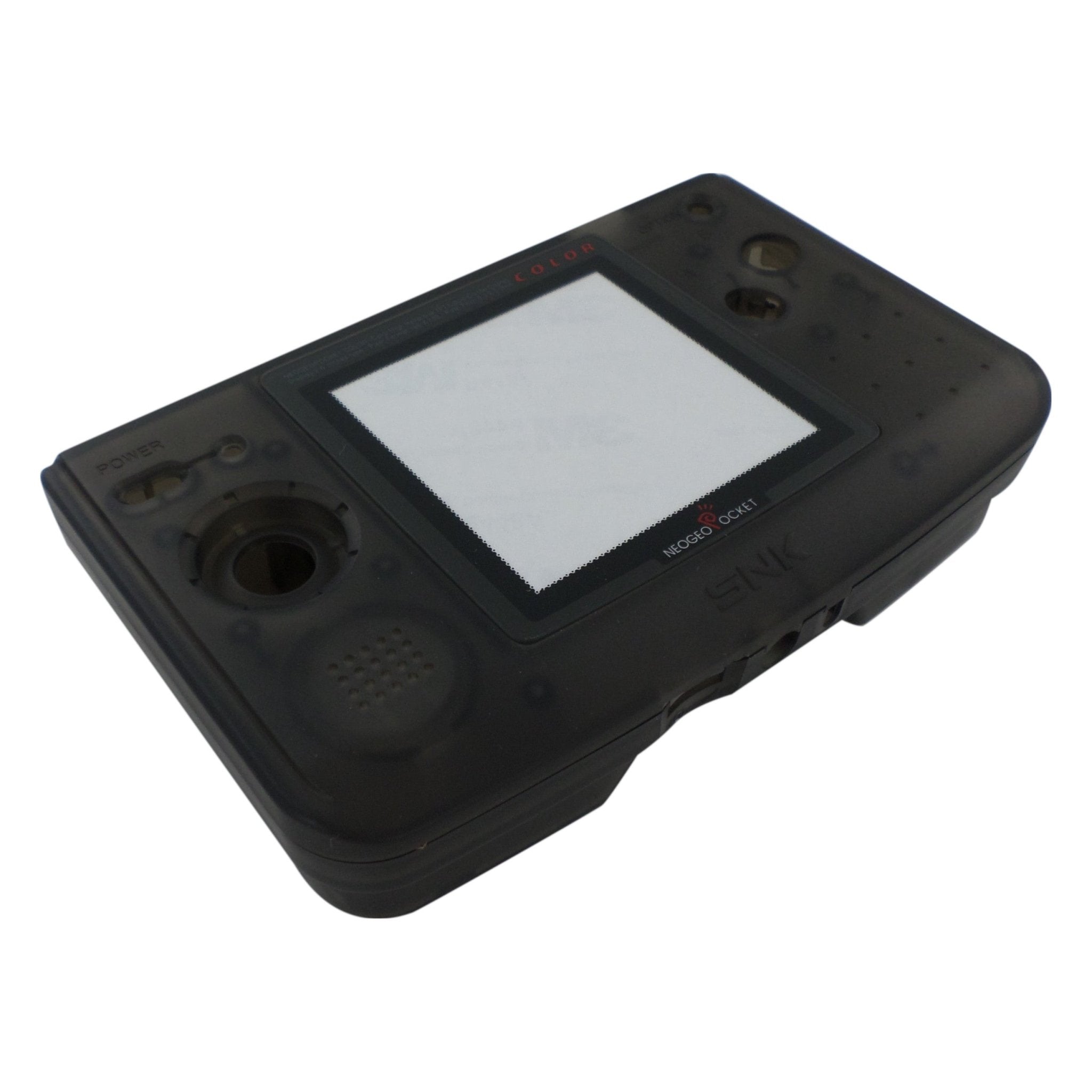 Housing shell for Neo Geo Pocket Color console repairs kit replacement - Clear Black | ZedLabz - 1