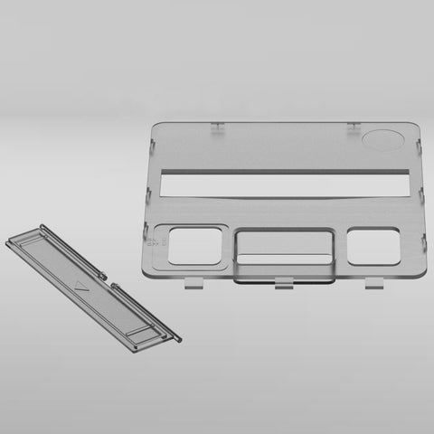 Transparent adapter plate cover pack for North American SNES game Cartridges | Retro Game Restore