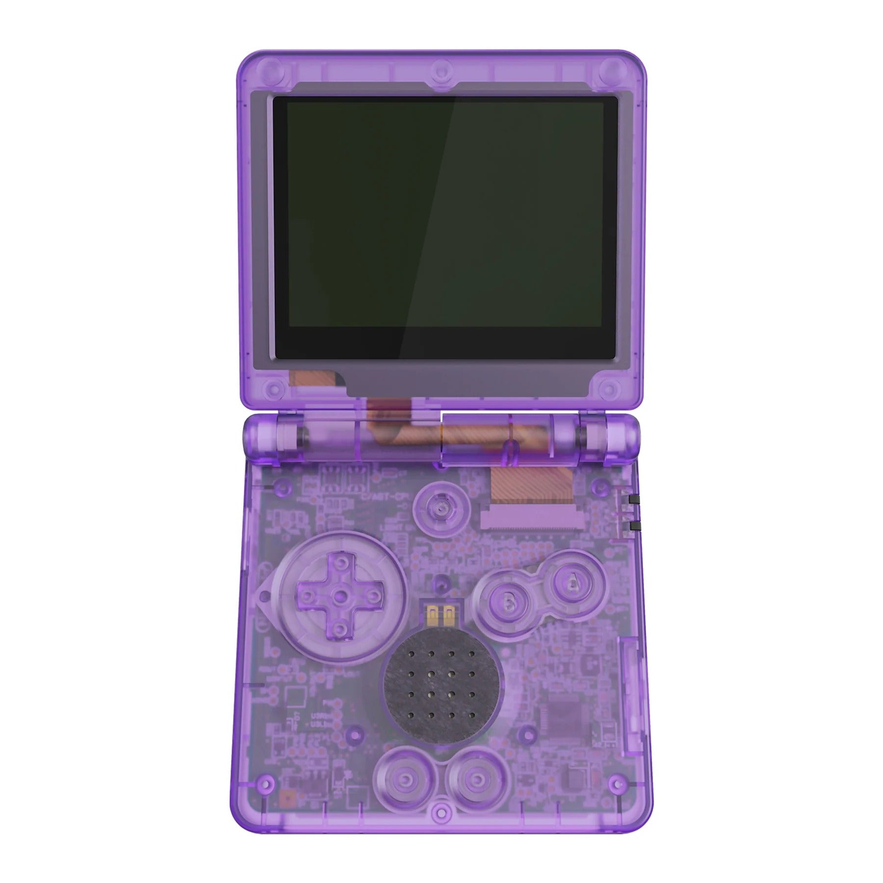 IPS ready shell for Nintendo Game Boy Advance SP custom modified replacement housing supports IPS & Original screens - Semi Transparent AGS GBA SP | eXtremeRate - 20
