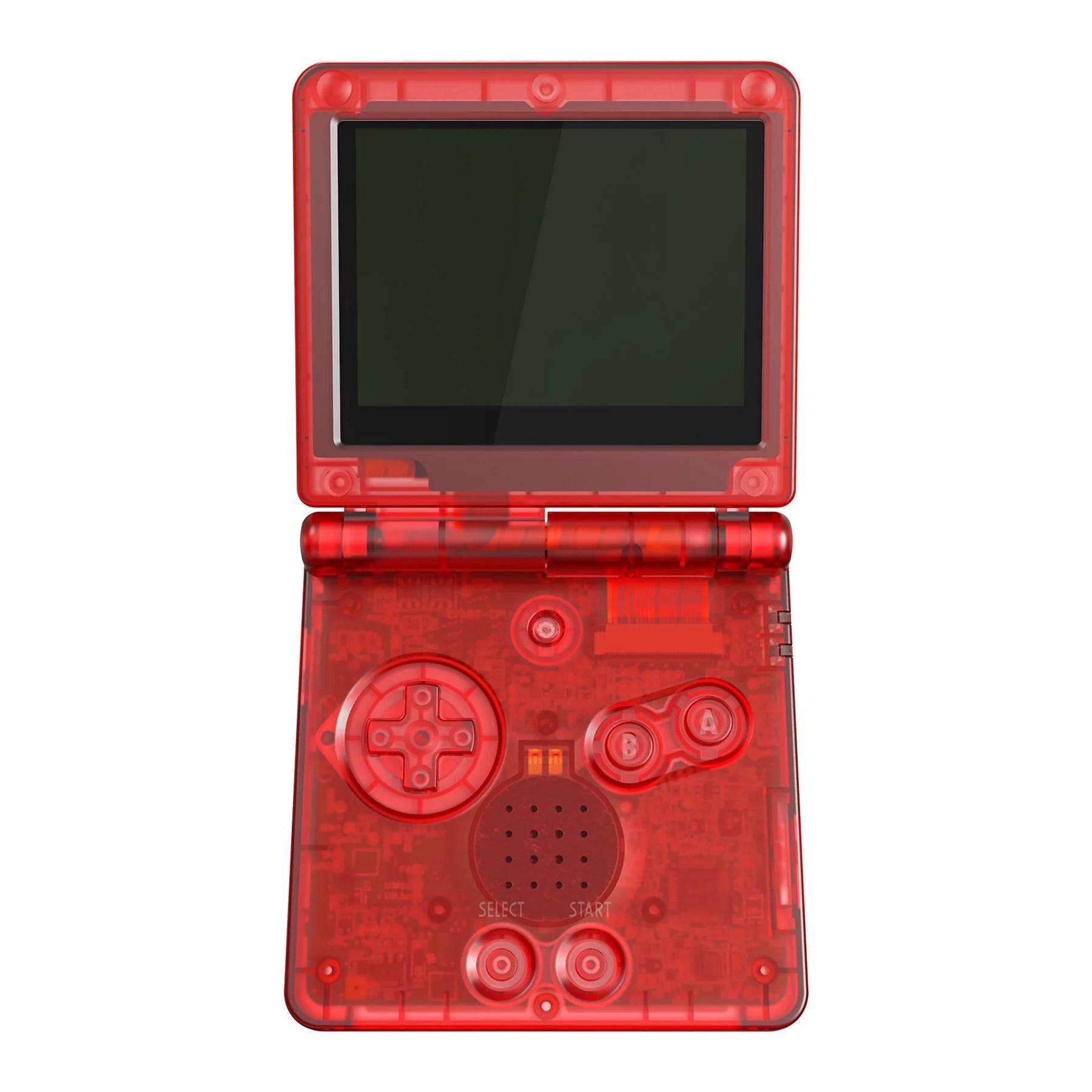IPS ready shell for Nintendo Game Boy Advance SP custom modified replacement housing supports IPS & Original screens - Semi Transparent AGS GBA SP | eXtremeRate - 15