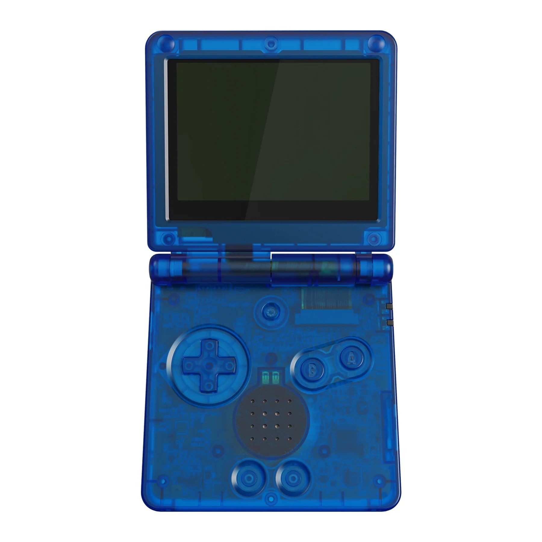 IPS ready shell for Nintendo Game Boy Advance SP custom modified replacement housing supports IPS & Original screens - Semi Transparent AGS GBA SP | eXtremeRate - 17