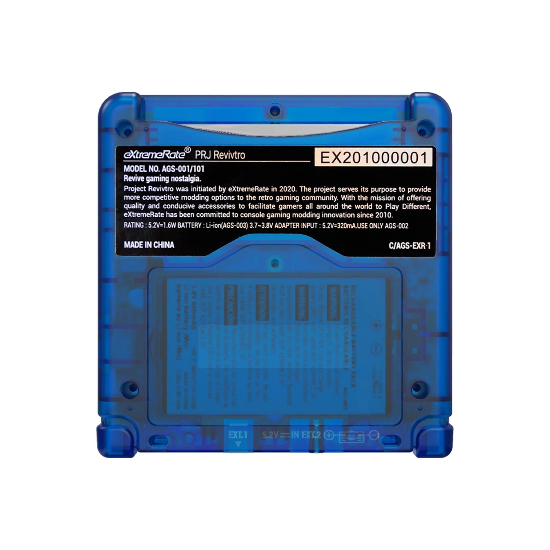 IPS ready shell for Nintendo Game Boy Advance SP custom modified replacement housing supports IPS & Original screens - Semi Transparent AGS GBA SP | eXtremeRate - 12