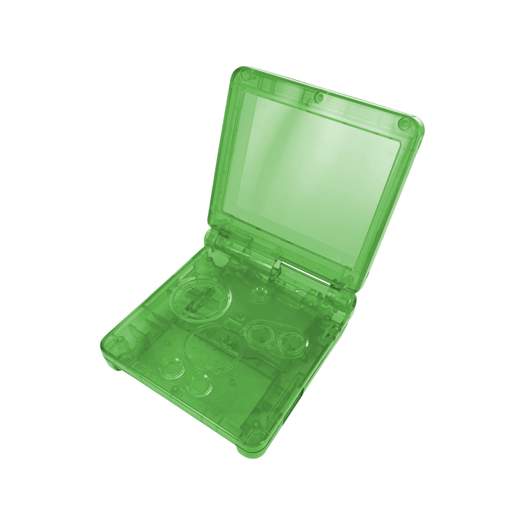 IPS ready shell for Nintendo Game Boy Advance SP modified no cut replacement housing GBA SP AGS - Mirror clear | Funnyplaying