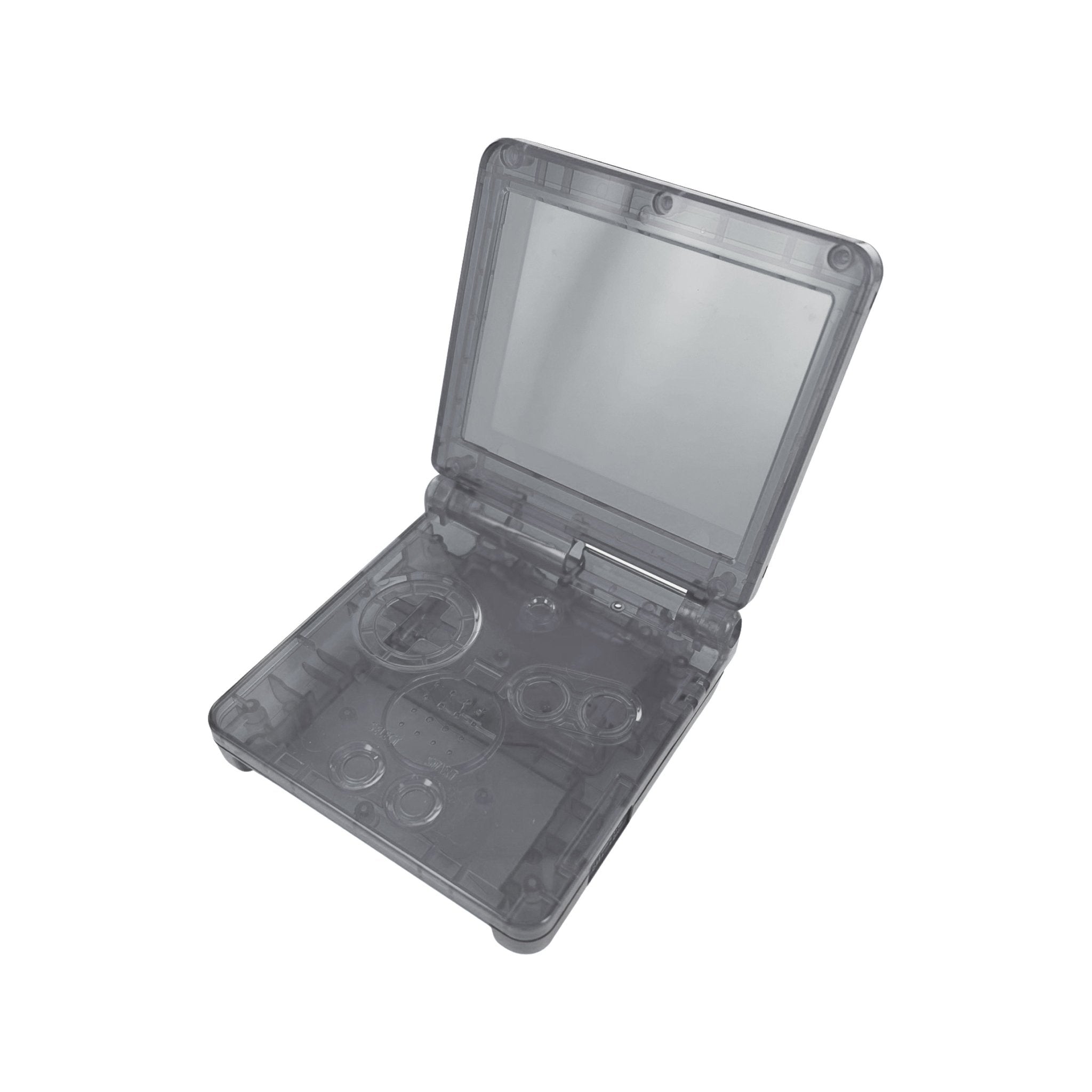 IPS ready shell for Nintendo Game Boy Advance SP modified no cut replacement housing GBA SP AGS - Mirror clear | Funnyplaying