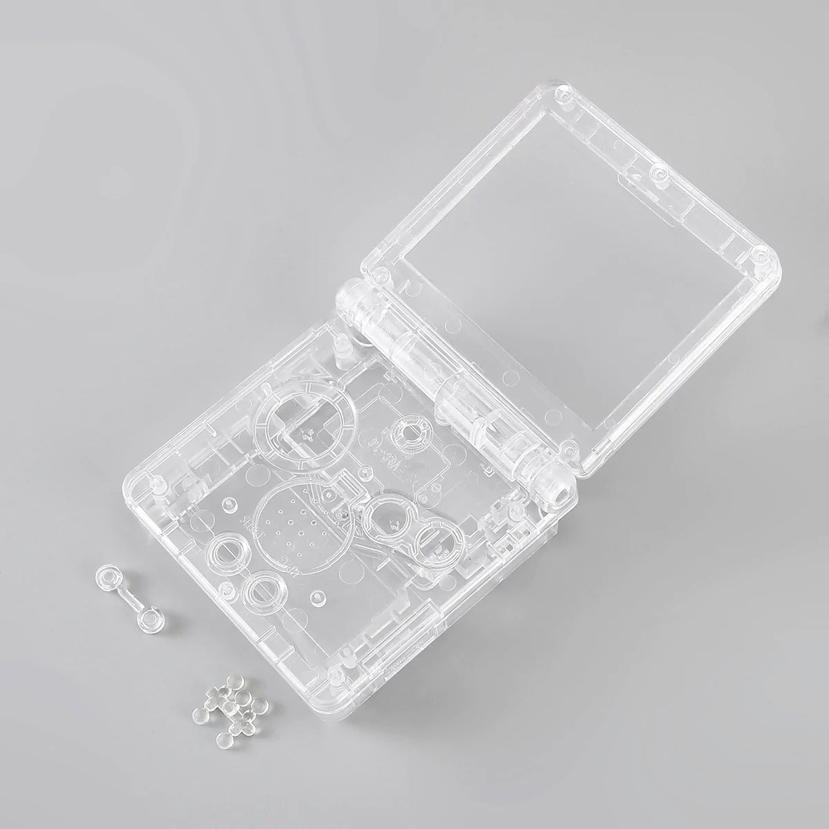 Custom Replacement Housing Shell Game Boy Advance SP (GBA SP) - Clear Custom Replacement Housing Shell Game Boy Advance SP (GBA SP) - Clear