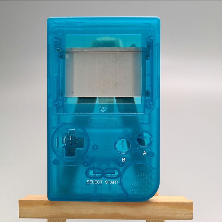IPS shell for Game Boy Pocket handheld - Clear blue | Funnyplaying