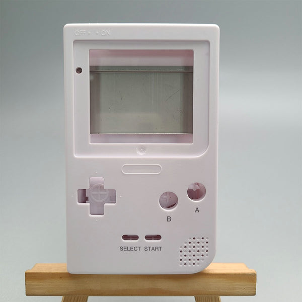 IPS screen ready replacement shell for Game Boy Pocket handheld console modified housing MGB - White | Funnyplaying