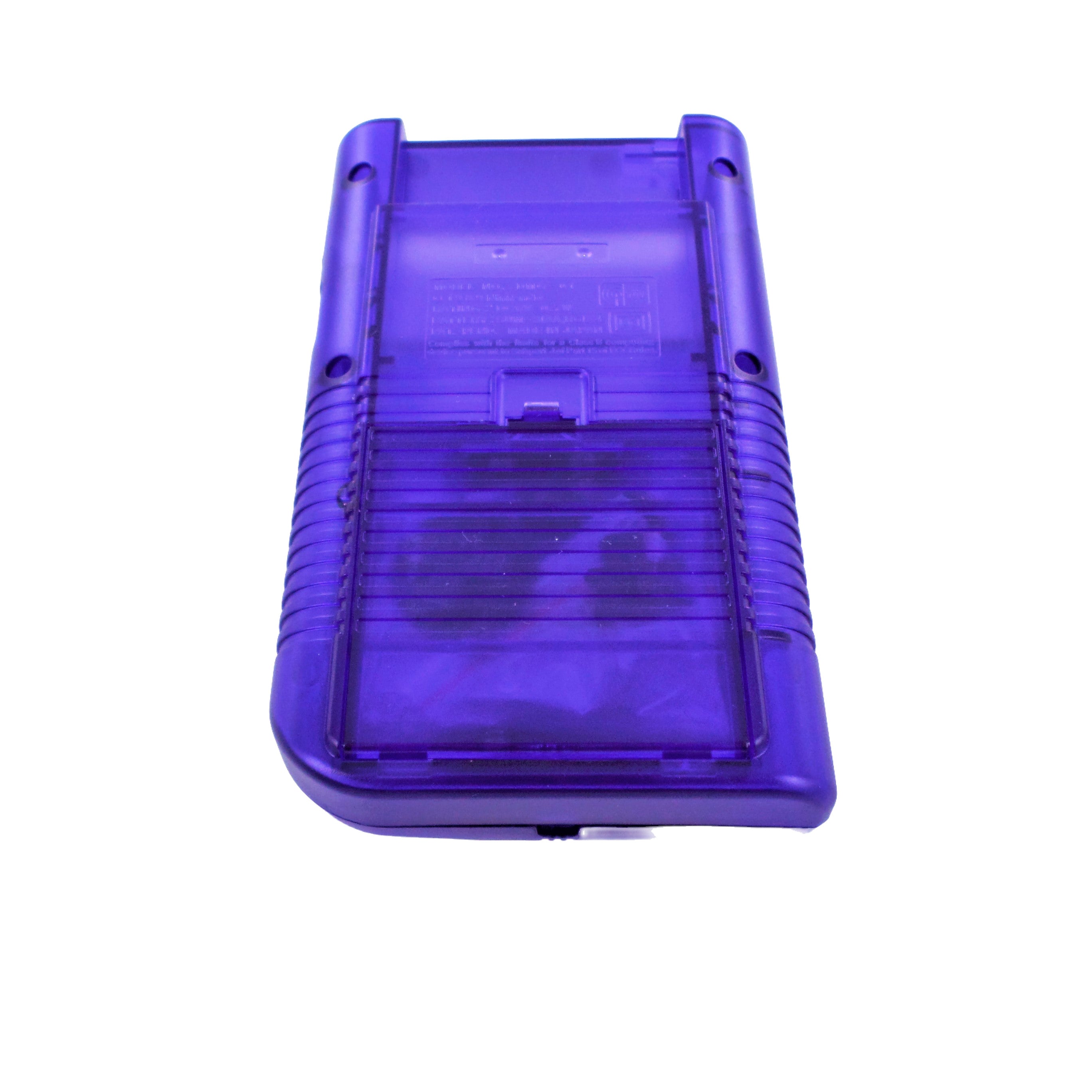 Housing shell case repair kit for Nintendo Game Boy DMG-01 replacement - Clear Grape Purple | ZedLabz