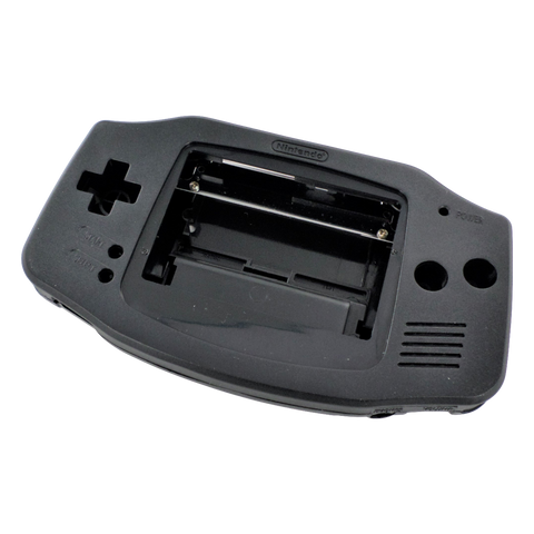 Modified housing front & back shell for IPS LCD Screen Nintendo Game Boy Advance console replacement - Black | Funnyplaying