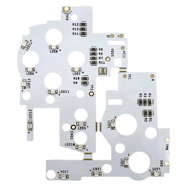 LED button mod for Nintendo Game Boy Advance AGB-001 handheld console flex board | Natalie the Nerd
