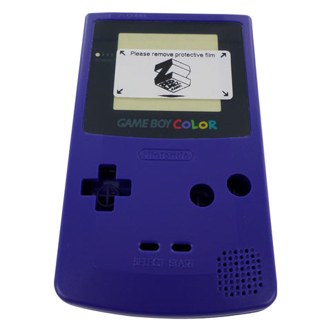 Replacement housing shell case repair kit for Nintendo Game Boy Color GBC (Colour) - Grape Purple | ZedLabz