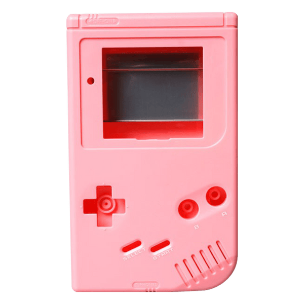 Modified IPS screen ready housing shell for Nintendo Game Boy DMG-01 console - Pink | Funnyplaying