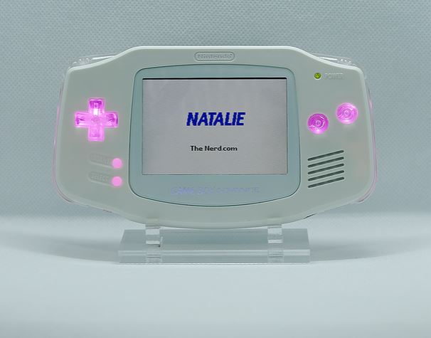 LED button mod for Game Boy Advance | Natalie the Nerd – ZedLabz