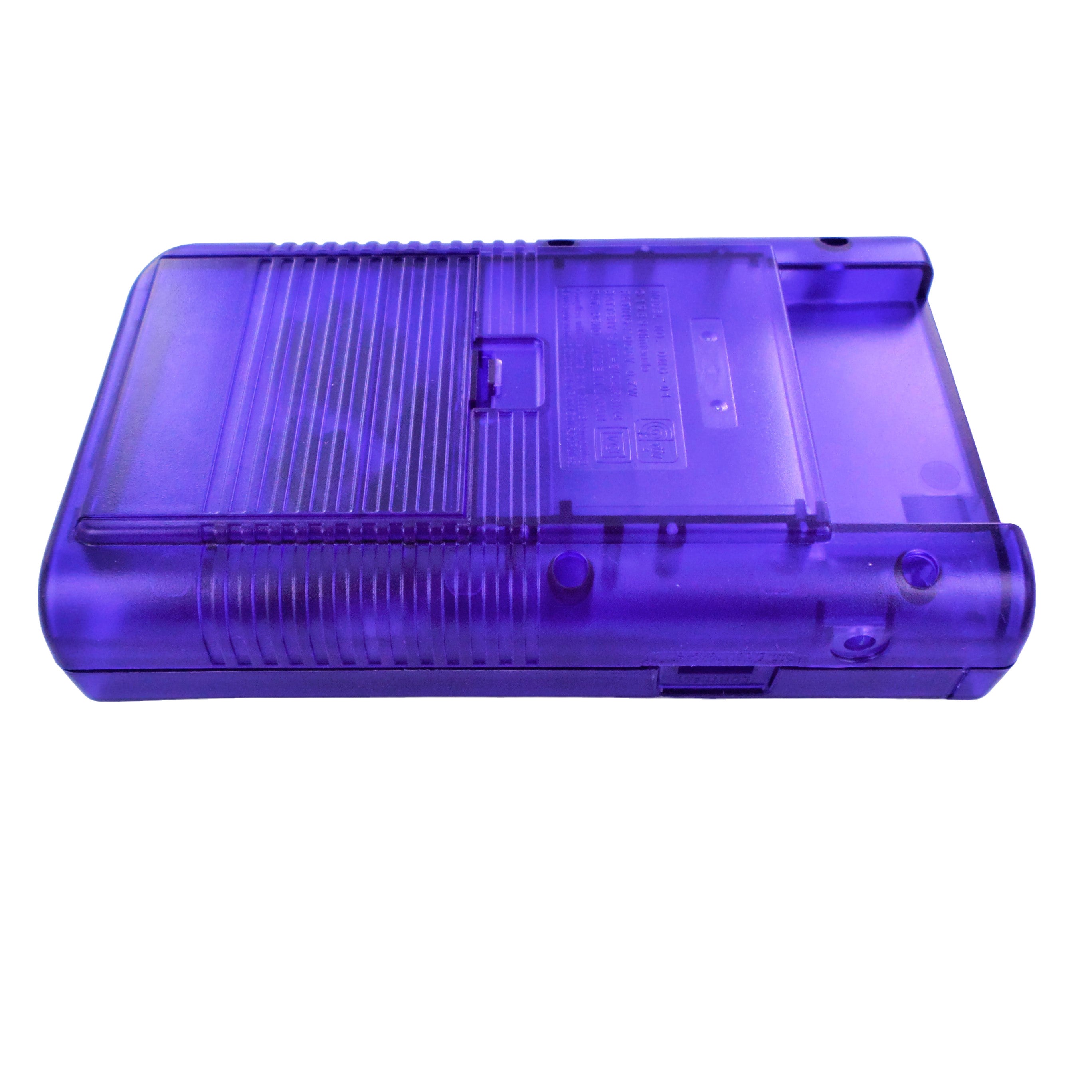 Housing shell case repair kit for Nintendo Game Boy DMG-01 replacement - Clear Grape Purple | ZedLabz