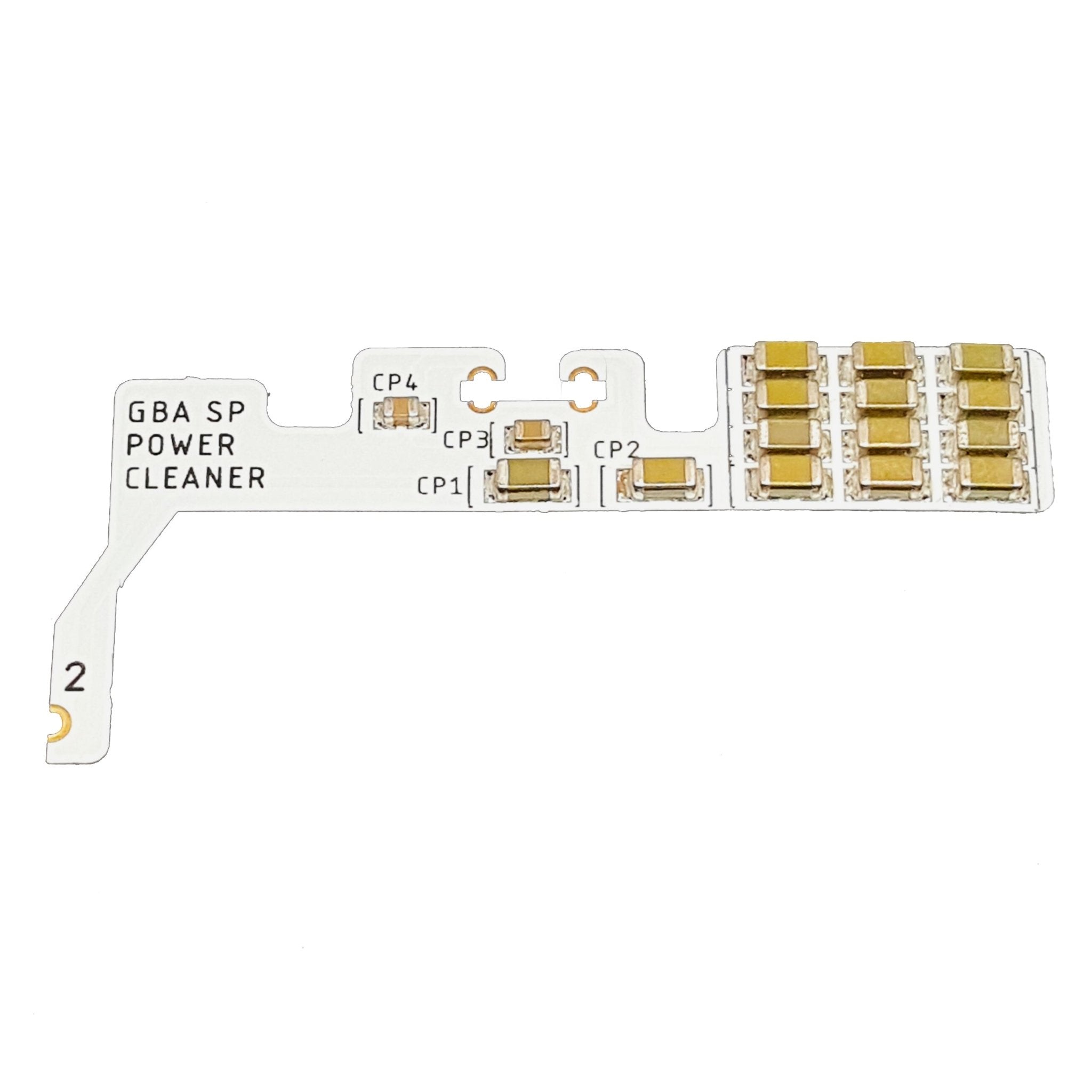 Power cleaner for Game Boy Advance SP flex ribbon cable Nintendo GBA SP easy install capacitor mod for IPS screen audio noise reduction filter [AGS] | Helder Game Tech - 1