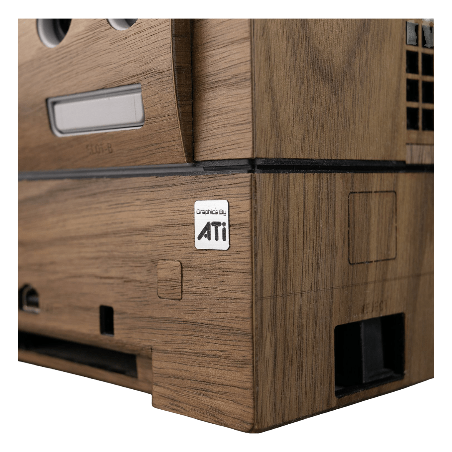 Real wood veneer kit for Nintendo GameCube console and Player | Rose Colored Gaming - 7