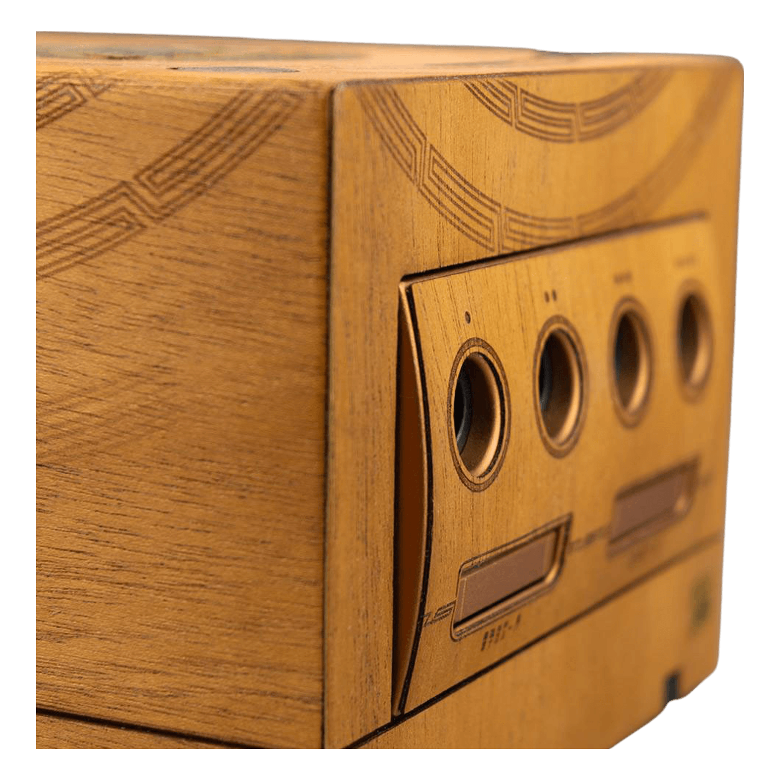 Real wood veneer kit for Nintendo GameCube console - Zelda KoroKube Edition **PRE - ORDER** | Rose Colored Gaming - 8