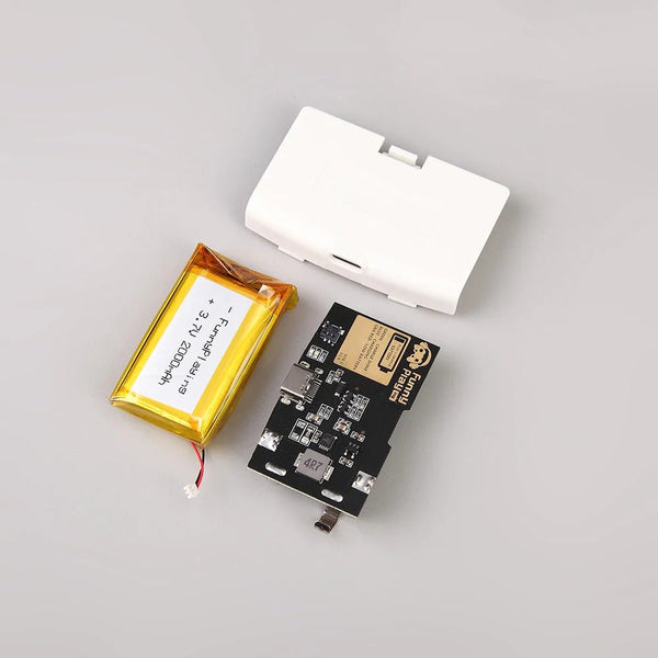 Rechargeable battery pack for Nintendo Game Boy Advance USB C mod 1800 Mah Lipo - Beige white | Funnyplaying