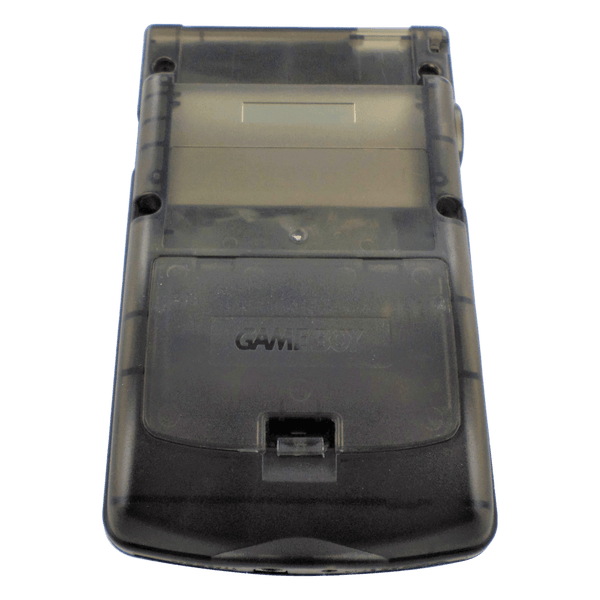 Replacement housing shell case repair kit for Nintendo Game Boy Color handheld console - Two Tone Silver/Clear Black | ZedLabz