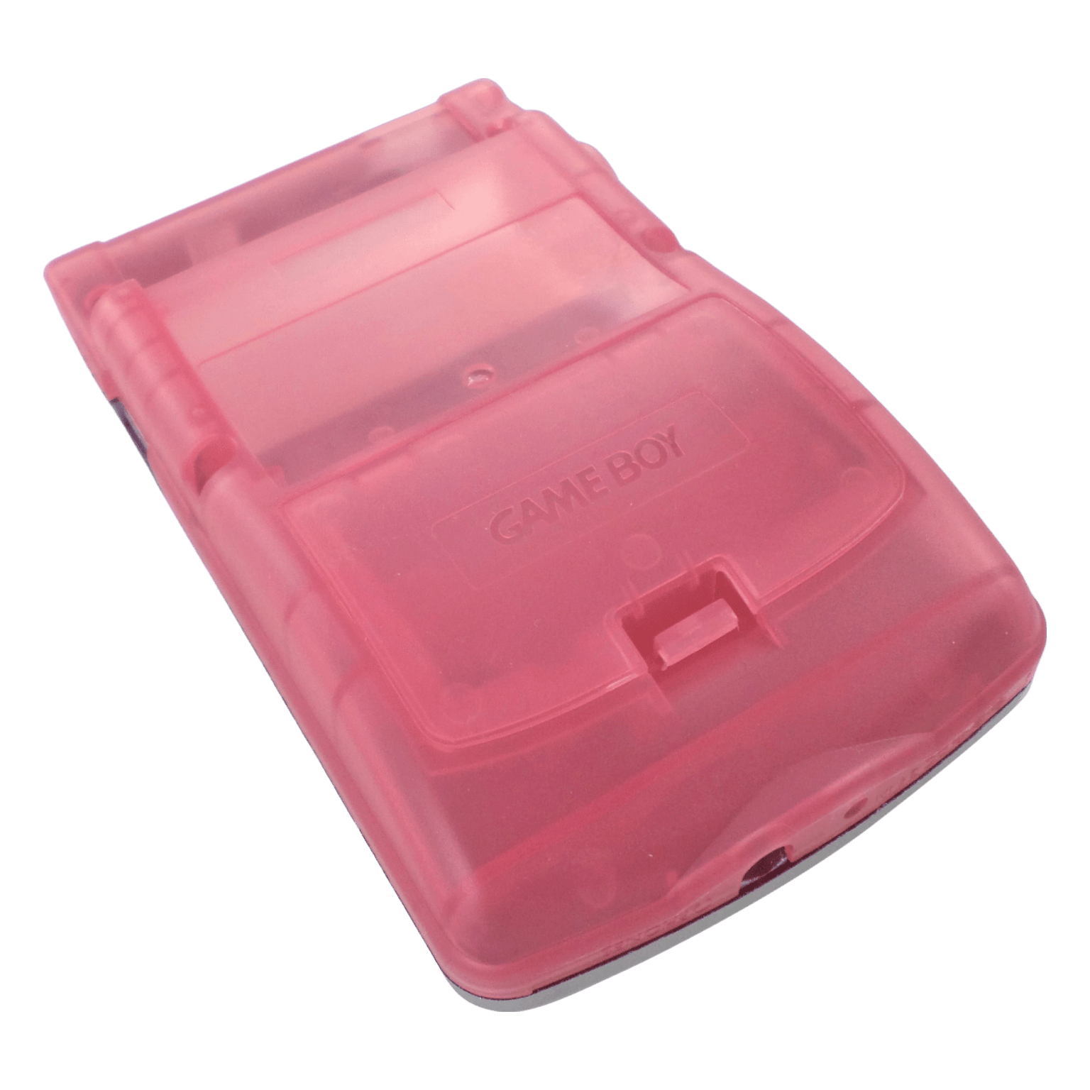 Replacement housing shell case repair kit for Nintendo Game Boy Color - Two Tone Silver/Clear Pink | ZedLabz - 8