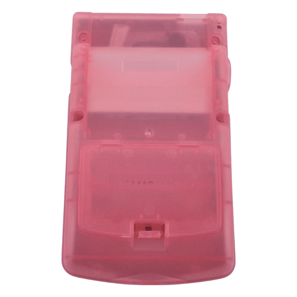 Replacement housing shell case repair kit for Nintendo Game Boy Color - Two Tone Silver/Clear Pink | ZedLabz