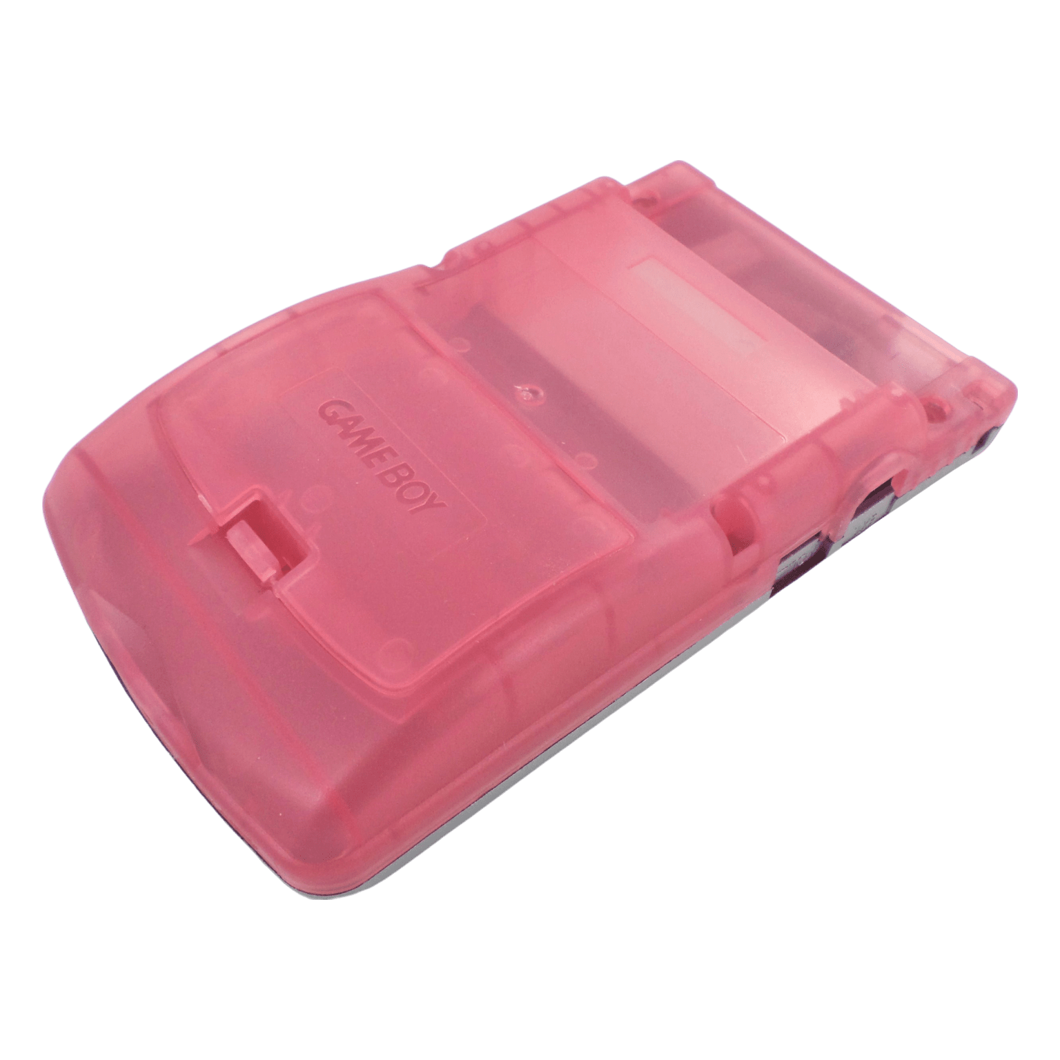Replacement housing shell case repair kit for Nintendo Game Boy Color - Two Tone Silver/Clear Pink | ZedLabz - 9