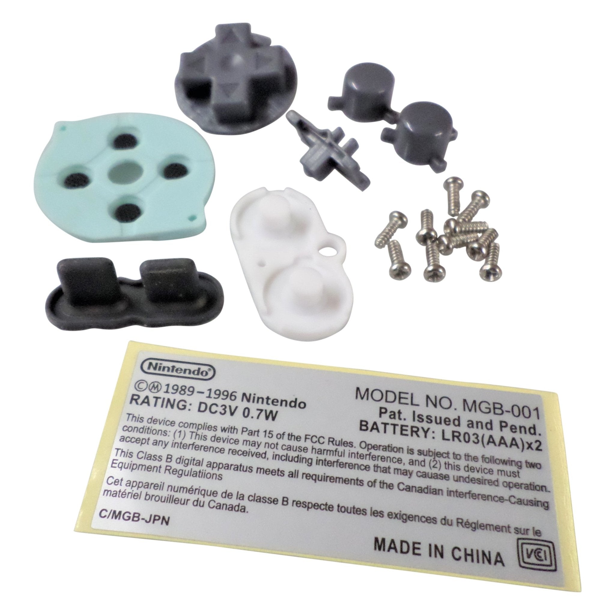 Replacement housing shell case repair kit for Nintendo Game Boy Pocket - Yellow | ZedLabz - 2