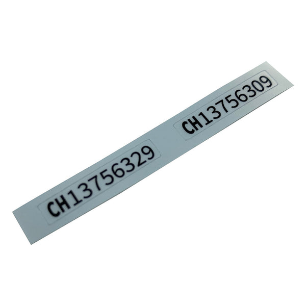 Reproduction Serial Sticker For Nintendo Game Boy Color [GBC CGB] - 5 Pack Silver | ZedLabz