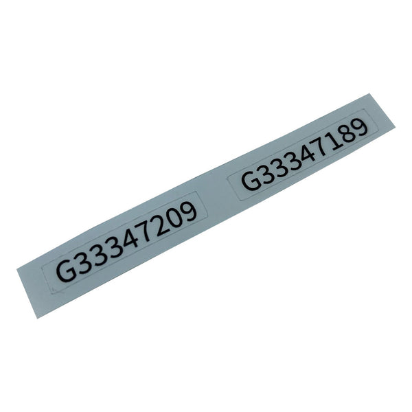 Reproduction Serial Sticker For Nintendo Game Boy DMG-01 Original - 5 Pack Silver | Gameduck