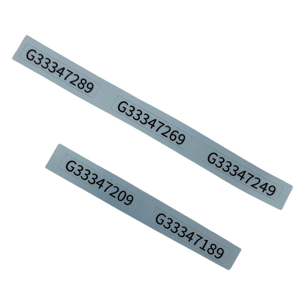 Reproduction Serial Sticker For Nintendo Game Boy DMG-01 Original - 5 Pack Silver | Gameduck