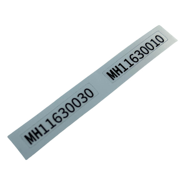 Reproduction Serial Sticker For Nintendo Game Boy Pocket [GBP MGB] - 5 Pack Silver | ZedLabz