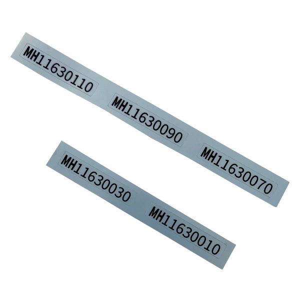 Reproduction Serial Sticker For Nintendo Game Boy Pocket [GBP MGB] - 5 Pack Silver | ZedLabz