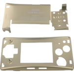 Full housing shell for Nintendo Game Boy Micro console replacement mod kit - Chrome Gold | ZedLabz
