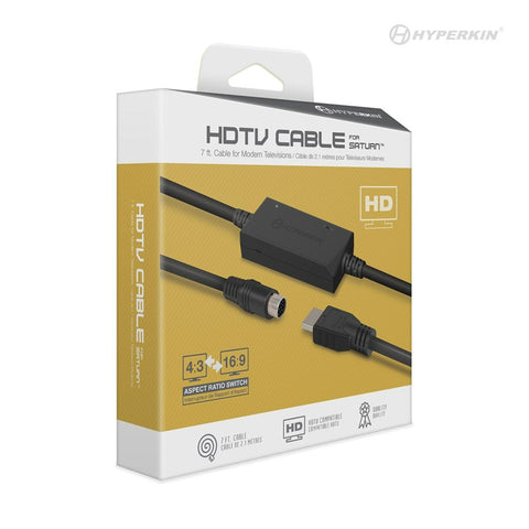 HDMI Adapter HDTV cable for Sega Saturn 720p 16:9 & 4:3 aspect ratio support USB powered | Hyperkin