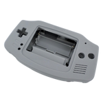 Modified housing front & back shell for IPS LCD Screen Nintendo Game Boy Advance console replacement - Light Grey | Funnyplaying