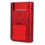 Custom soft touch red housing shell for Game Boy Original