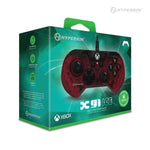 X91 retro style wired controller gamepad for Microsoft Xbox Series X/ Xbox Series S/ Xbox One/ Windows 10/11 PC - Clear red | Hyperkin