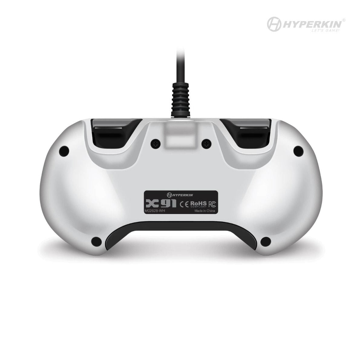 X91 retro style wired controller gamepad for Microsoft Xbox Series X/ Xbox Series S/ Xbox One/ Windows 10/11 PC - White | Hyperkin - 5