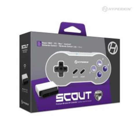 Scout Premium wireless BT controller for Super NES/PC/Mac/Android | Hyperkin