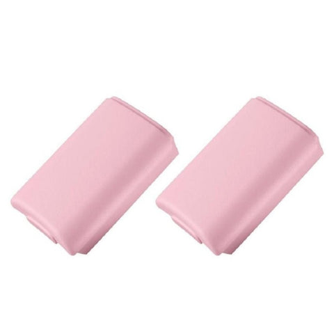 ZedLabz battery holder shell cover for Microsoft Xbox 360 wireless controllers - 2 pack pink - ZedLabz400420-2