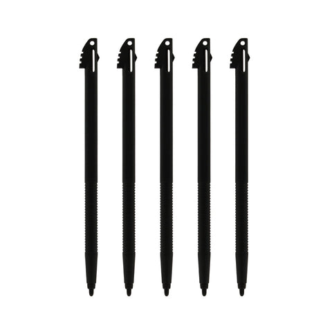 ZedLabz replacement slot in & XL stylus pen pack for Nintendo 3DS XL (2012 model) - 7 pack black - ZedLabz500565