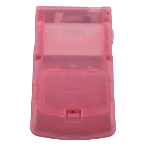 Replacement housing shell case repair kit for Nintendo Game Boy Color - Two Tone Silver/Clear Pink | ZedLabz